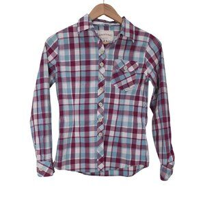 Women's - Horseware Long Sleeve Plaid Button Down Shirt, Size Small